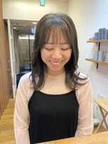 ラブハーツアンドビー 梅田EST(luve heart's And Be) ブリーチなしで作るオリーブベージュ