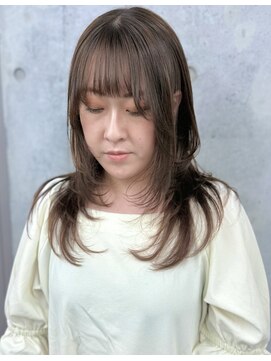 モリオ(morio) レイヤーカット顔周りレイヤーワンカール小顔カット