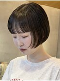 ボブミニボブショートショートボブワイドバング