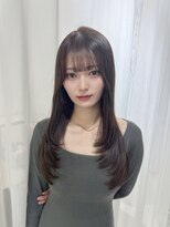 ハピネス 梅田茶屋町店(HAPPINESS)&nbsp;韓国ヘア/レイヤー/顔周りカット/ブリーチなしカラー/髪質改善