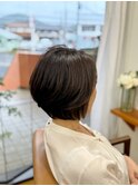 大人のショートボブ