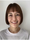 ナチュラルハイライト＋ピンクブラウン/褪色しながら白髪ボカシ