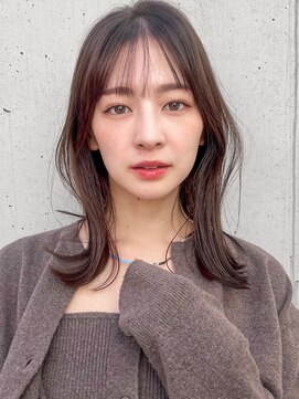 リヤン 表参道(lyann) デジタルパーマアプリコットオレンジ大人可愛いうるツヤ美髪