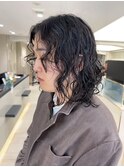 メンズボブメンズパーマオシャレヘア