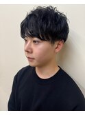 サーフカール☆波巻きツイストスパイラル☆ニュアンスパーマ