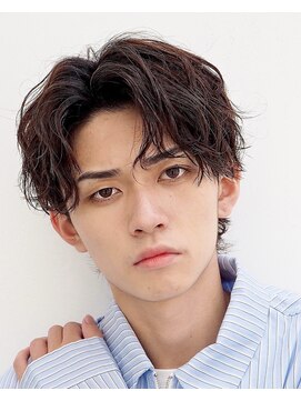 ゼンコー アオヤマ(ZENKO Aoyama) センターパートツイストスパイラル縦落ち