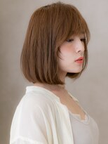 カバーヘアアンドスパ ブリス 浦和(COVER HAIR&SPA bliss)&nbsp;ミルクティーブラウン大人美人前下がりボブディX浦和30代40代