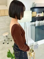 ザワン(the one .)&nbsp;【the one.】ミニボブと深めなオリーブカラー　-TANAKA-