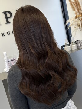 ラピス 福岡天神店(Lapis) 10代・20代【エクステ付き】ブリーチなしココアブラウン