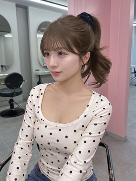 ボタン シブヤ(VOTAN SHIBUYA) 【MISAKI】顔まわりカット/レイヤーカット/ショコラブラウン