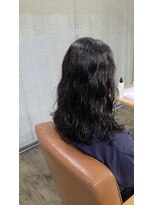 レアヌ(Leanu)&nbsp;コテ巻き風パーマ