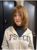 ミディアム/レイヤー/アッシュベージュ