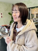 ロカリタ キョウト 河原町三条店(ROCAReTA kyoto)&nbsp;顔まわりカット　レイヤーボブ　透明感カラー