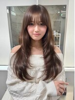 ディーバ 池袋東口(D.I.E.V.A)&nbsp;20代30代韓国ワンホンレイヤー艶髪スモーキーオリーブベージュ
