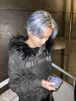 イエナ 渋谷(IENA)&nbsp;センターパートフェザーパーマローライトカラー