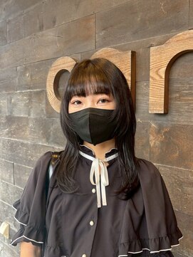 カノエ 山口小郡店(canoe) レイヤーカット×ダークグレージュ
