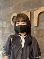カノエ 山口小郡店(canoe) レイヤーカット×ダークグレージュ