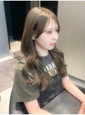 ミントカラー/ミントグレージュ/顔周りカット/レイヤー30代40代