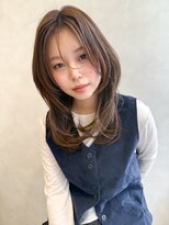 トゥルーズ 梅田店(TLUUS) 【TLUUSデザインカラーグレージュハッシュカット】