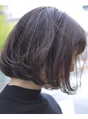 【Barouche】　大人ボブ　グレイッシュ　堀江