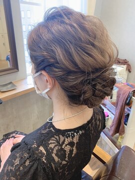 ワット 新宿店 【W-ワット-新宿店 担当Satomi】結婚式ヘアセットアップスタイル