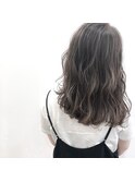 グレージュ/ハイライト／ロング
