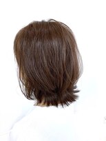 20代30代40代/大人可愛い/くびれ/レイヤーボブ/ひし形/ベージュ