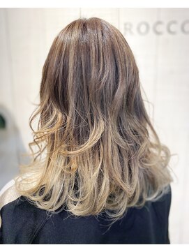 ロッコ 深谷店(ROCCO) ＃ハイライト＃グラデーション＃シナモンベージュ＃N.