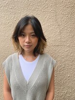 上目黒美容室&nbsp;大人のひし形抜け感ウルフ