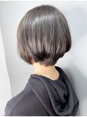 《knit銀座》大人可愛い20代30代40代ショートボブ丸み前下がり