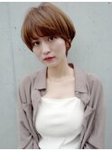 大人可愛いショート×丸み  20代30代40代 
