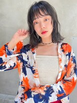 メーヴェ(Mowen) mowen×鎖骨ミディアム×ブラウン×地毛風×艶髪