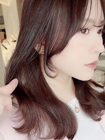 ラルムバイシー 新宿(LARME by Sea)&nbsp;韓国前髪顔周り×くびれヘア【新宿/韓国へア】おくれ毛.小顔ヘア