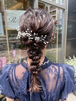 ネオリーブ アンド 渋谷店(Neolive &)&nbsp;斜めバング/グレージュカラー/シルキーベージュ/韓国/渋谷