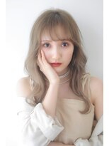 ビーハイブ 一番町店 アヴェダ(BEHIVE)&nbsp;透明感ミルクティーベージュ×くびれミディ