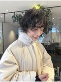 デジタルパーマレイヤーカット顔周り前髪ショートボブ/千葉