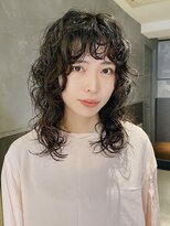 ボコカ(bococa) 【macana指名】レイヤーパーマ ミディアムパーマ