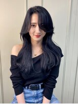 アリスバイアフロート 自由が丘(ALICe by AFLOAT)&nbsp;ブルーブラック￥暗髪カラー￥フェイスレイヤー