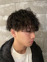 ニアウ 伊勢崎連取店(Niau)&nbsp;メンズマッシュ波巻きスパイラルパーマ