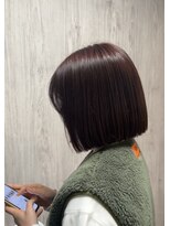 ラフィット 香椎(lafit)&nbsp;ボブヘア&濃いめピンクブラウン