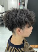 無造作センターパート