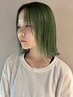 【縮毛矯正】前髪ヴィーガンストレート￥12000→￥8400