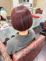 キャパジャストヘアー(CAPA just hair)&nbsp;丸みショート・赤茶