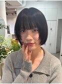 黒髪ボブ/ショートボブ