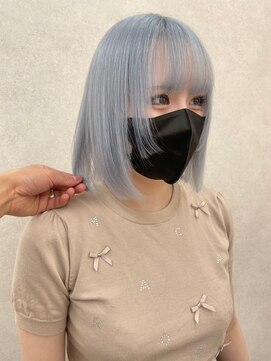 ニューワン バイ ネイバー 立川(Newone by neighbor) レイヤーカットナチュラルハイトーンデザインカラー[立川駅]