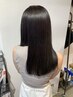 [リピーター]艶カラー＋髪質改善エアンストリートメント＋ヘッドスパ15分
