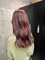 ウミ(Umi) 【hina/戸塚】ブリーチなしダブルカラー/ワインレッド/暖色