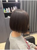 切りっぱなしボブ