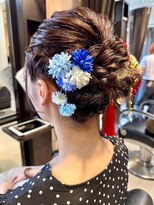 美容室ヒラトヤ 仙北店&nbsp;華やかアップスタイル ドレスヘア 結婚式 お呼ばれ 二次会