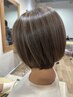 カット+白髪ぼかしハイライト+TR  17050